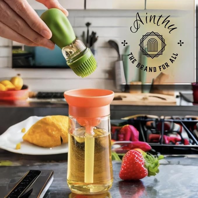 No Mess Oil Dispenser with Brush – 50% OFF Today
