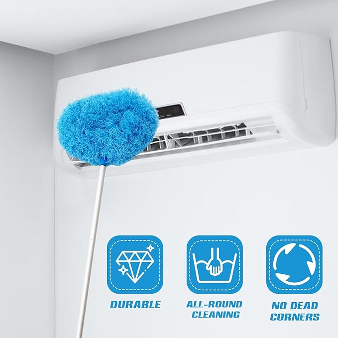Washable Fan Cleaner Duster, Microfiber Dust Cleaner for Home, Kitchen, Car, Ceiling