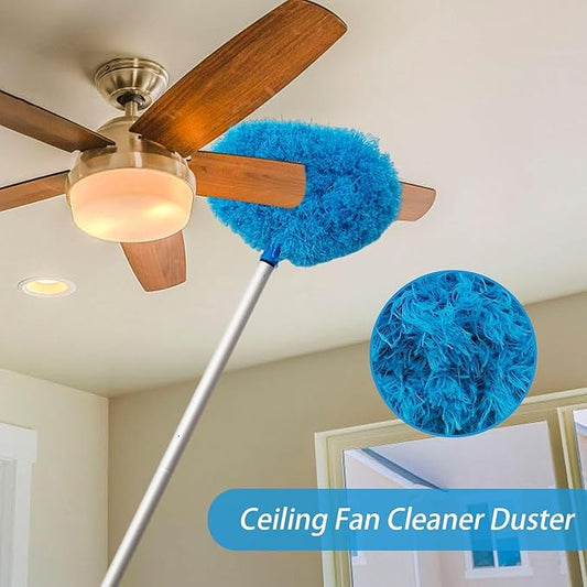 Washable Fan Cleaner Duster, Microfiber Dust Cleaner for Home, Kitchen, Car, Ceiling